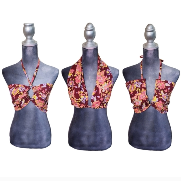 FREE PEOPLE Summer of Love Boho Convertible Bandeau Top NWT - Picture 5 of 16